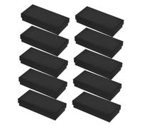 Mipcase 10pcs Heaven and Earth Cover Watch Box Rectangular Watch Case for Men and Travel Jewelry Display Box