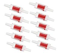 Mipcase 10pcs One Way Check Valve Non-return Stop Valve for Aquarium Air Pump and Moisture Resistant Suitable for Fish Tanks and Water Flow Control