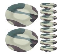 Mipcase 10pcs Small 6-7.5cm Headphone Protective Covers Elastic Washable Ice Silk Fabric Earphone Dustproof Covers for Gaming Office Aviation Headsets