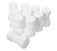 Mipcase 10pcs Small Refillable Wedding Bubble Bottles for Party Favors Portable Plastic Bubble Containers for Festival Birthday Bachelorette Beach and Family Celebrations Creative DIY