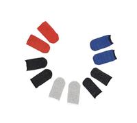 Mipcase 10pcs Ultra-thin Gaming Finger Sleeves, Anti-sweat Screen Touch Finger Covers, Anti-slip Thumb Sleeves for Mobile Phone Game Accessories Random Color