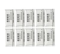 Mipcase 10pcs Waterproof Sealant Clay Putty 30g Each, White Air Dry Wall Repair Sealing Clay for Drain Connection and Leak Prevention, Outdoor Polyurethane Caulking Sealant for Fast Hole