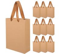 Mipcase 10pcs Yellow Floral Bags for Flower Store, Paper Material, Strictly Polished and Resistant to Damage and Deformation, Convenient Packing Bags for Bouquets