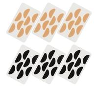 Mipcase 12 Pairs Eva Foam Anti-skid Sunglass Nose Pads, 1.5mm D-shape Soft Adhesive Nose Cushions for Comfortable Eyeglass Supplies and Replacement, Suitable for Glasses and Sunglasses