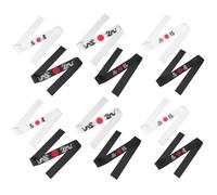 Mipcase 12pcs Japanese Karate Headbands Set with Ninja and Dragon Prints, Adjustable Cotton Sports Sweatbands for Martial Arts, Sushi Chef Costumes, and Themed Party Accessories