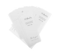 Mipcase 150pcs Minimalist Thank You Stickers for Small Business Packaging White Adhesive Sealing Tags for Present Boxes Easy Peel and Stick Labels for Gift Bag Sealing and Retail Use