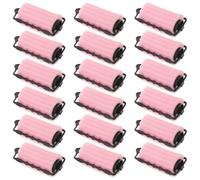 Mipcase 18pcs Pink Sponge Hair Rollers for Heatless Curls 4cm Diameter Large Soft Curlers for Women’s Sleep Styling Flexible Bangs Hair Curlers