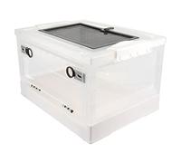 Mipcase 1set Animal Terrarium for Hamsters Mice and Other Pets Foldable House Spacious Nesting Area for Healthy and Active Lifestyle White