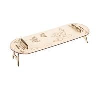 Mipcase 1Set DIY Wooden Guzheng Craft Kit for Musical Instrument Coloring Set Encourages Creativity and Skill Building for Family Activities and Artistic Expression