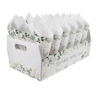 Mipcase 1Set Wedding Confetti Cone Holder Box Cone Tray for Party Favors DIY Decoration for Flowers Cupcakes and Lollipops Elegant Petal Box for Confetti