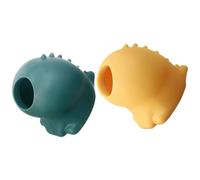 Mipcase 2 Pieces Silicone Egg Separators Kitchen Yolk and Egg White Extractors Non-Toxic Food-Grade Material with Cartoon Design for Home Cooking and Baking