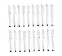 Mipcase 20 Pcs Silver Aluminum Capacitive Stylus Pens for Tablet and Smartphone with Accurate Response and Smooth Operation, for Drawing and Writing on Touchscreen Devices