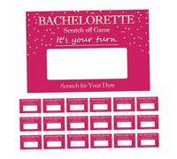 Mipcase 20 Sheets Bachelorette Dare Scratch Off Cards DIY Party Game for Bridal Shower Wedding Engagement Fun Interactive Game Cards Hen Night Favors Naughty Dare