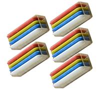 Mipcase 20pcs Colorful Fabric Sewing Chalks for Dressmakers DIY Clothing Marking Tailor Chalks Set with 4pcs Per Box Suitable for Precise Fabric Marking and Tailoring