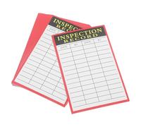 Mipcase 20pcs Pallet Identification Record Cards Adhesive Safety Labels for Warehouse Inventory Shipping and Handling Instructions, Workshop Inspection and Accident Prevention Data Cards