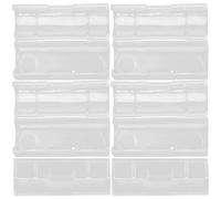 Mipcase 20pcs Plastic Wire Organizer Clips with Self-adhesive Backing for Convenient Cable Management and Protection, Stick on Wire Clips for Wall Mounting in Home Or Office