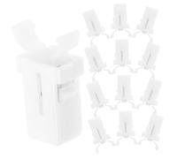 Mipcase 20PCS Self Locking Trash Can Lid Latch Repair Clips with Metal Hook Pins Automatic Lock Mechanism for Garbage Bin Catch Replacement Easy DIY Installation for Kitchen and Outdoor