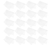 Mipcase 20pcs TPU Fusible Adhesive Press on Patch Tape Fabric Glue Sheets Iron on Adhesive Sewing Sheets Maintaining Fabric Flexibility Easy Application Lightweight Crafts