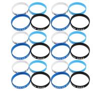 Mipcase 24pcs Graduation Gifts Silicone Wristband Vivid Visual Mark and Comfortable Fit, for Class Reunion and Classrooms, Silicone Graduation Bracelets Matte Finish Resisting Sweat