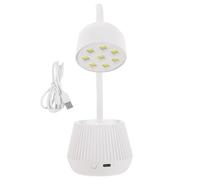 Mipcase 24w High Power Gel LED Nail Lamp for Nails with Unique Shaped Abs Shell Easy to Use for Home White LED Curing Light