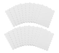 Mipcase 25pcs Watercolor Christmas Invitation Cards Blank Postcards for DIY Crafting and Scrapbooking White Cardstock Art Supplies with Classic Stamp Design Xin