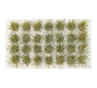 Mipcase 28pcs Resin Model Grass Tufts for Railway Rail Landscape and Model Mountain Decoration, Lightweight Assorted Color Grass Miniatures for Gaming Scenery and Miniature Garden Photo