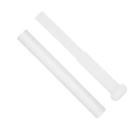 Mipcase 2pcs Acrylic Singing Bowl Striker Meditation Pyramid Stick Yoga Singing Bowl Mallet and Resonant Sound Elegant Refined Look White for Yoga Classes and Sound Bath