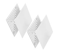 Mipcase 2pcs Air Conditioner Windshield Deflector Ceiling Central Air Conditioning Vent Deflector