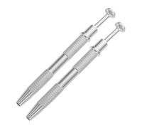 Mipcase 2pcs Aluminum Screw Grabber Tool for Electronic Components and Capacitors with Sturdy 4-Claw Design, Precision Small Parts Extractor for Electronics Repair