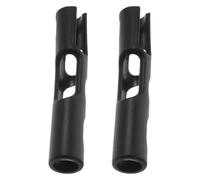 Mipcase 2pcs Black Violin Bow Grip Corrector Rubber Holder Small Size 1/8-1/10 Beginner Teaching Aid Accessory for Violin Bow Posture Training