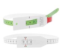 Mipcase 2pcs Body Tape Measure Set with Pp Arm and Head Circumference Tapes, 70cm White 56cm Colored Measuring Tools for Growth and Sewing
