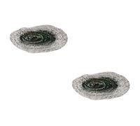 Mipcase 2pcs Ceramic Butterfly Feeder Water Dish Bird Water Feeder Garden Decorative Tray