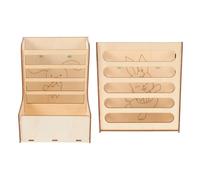 Mipcase 2pcs Convenient Bunny Feeder Rack for Small Animals and Guinea Pigs, Synthetic Material, Easy to Store and Can Be Placed in The Cage, Bunny Accessory for Feeding
