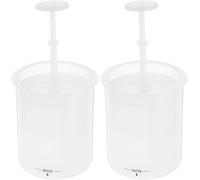 Mipcase 2pcs Facial Bubble Maker Foam Cups for Face Wash, White Foaming Cleansing Tool Suitable for Home and Travel Use