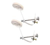 Mipcase 2pcs Felt Clamp Drum Muffler Pad for Snare Drum Accessories Dampener Mute Silence Musical Parts