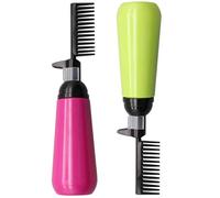 Mipcase 2pcs Hair Coloring Dispensing Bottles Plastic Easy to Squeeze Even Hair Coloring 130ml Assorted Color for Salon and Home Use Random Color