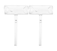 Mipcase 2pcs Iodine Sublimation Tube Laboratory Supplies Physics Experiment Equipment with Seal for Middle School Science Teaching Random Style