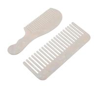 Mipcase 2pcs Mermaid Acetate Comb Static Portable Wide Tooth Styling Tool for Women Travel Compact Hair Comb for Curly Straight Hair