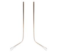 Mipcase 2pcs Metal Eyeglasses Replacement Temples with Tips, Glasses Repair Kit Compatible with Metal Frames, Sturdy Eyeglass Arm Legs for Frame Restoration and Personal Eye Protection