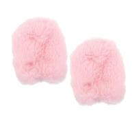 Mipcase 2pcs Microphone Furry Cover Wind Shield and Pop Shield Mic Windscreen Microphone Furry Windscreen Muff for Recording Accessory