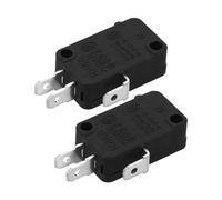 Mipcase 2pcs Microwave Door Interlock Switch Replacement, Universal Micro Momentary Switch for Home Appliance Repair, Plastic and Metal, Precision Design