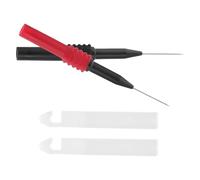 Mipcase 2pcs Multimeter Probe Kit with Wire Piercing and Insulation Piercing Features, Stainless Steel Needle Probes with Protective Cover for Automotive Circuit Testing and Electrical