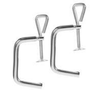 Mipcase 2pcs Pasta Maker Clip Replacement Accessory Manual Pasta Machine Fixing Clip Part Universal for Household Noodle Making Device