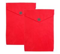 Mipcase 2pcs Red Velvet Scripture Storage Bags for Religious Texts and Bible Study Accessories, Chinese Style Pouches with Drawstring, Suitable for Travel and Prayer Beads Organizer