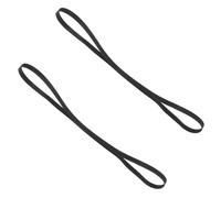 Mipcase 2pcs Rubber Belt Turntable Transmission Strap Replacement Record Player Drive Belt for Cassette Tape Machine Repair