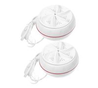Mipcase 2pcs Smart Washer Portable Mini Washing Machine Usb Power for Sock Undergarment Cleaning