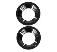 Mipcase 2pcs Stove Top Cover Wok Support Ring Gas Hob Protector Non-slip Cooktop Range Stove Rack for Cast Cookware