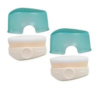 Mipcase 2pcs Sunscreen Applicator Brush Blue, Multi-Function Lotion Cream Applicator for Boys, Portable Sunscreen and Makeup Brush for Even Sunblock Application