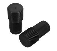 Mipcase 2pcs Threaded Pole Connector Tips French Thread Replacement Adapter for Telescopic Handles Durable Plastic Repair Kit for Mop Broom Brush Poles Easy Tool Installation Versatile