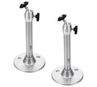 Mipcase 2pcs Universal Projector Ceiling Mount Bracket for Mini Projector Aluminum Alloy Material with Multi-functional Features Easy Installation for Home and Office